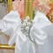 Shooting Star Rhinestone Chair Sash Buckle Silver Metal Accent 2 Inch Width